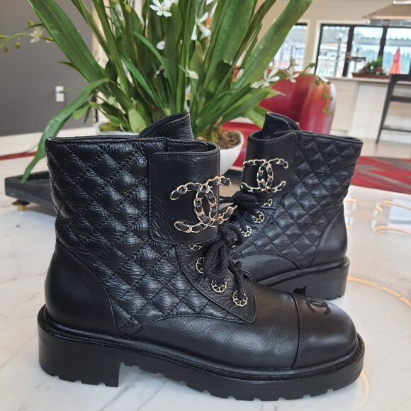 Chanel Combat boots G31852 original - Picture 1 of 16